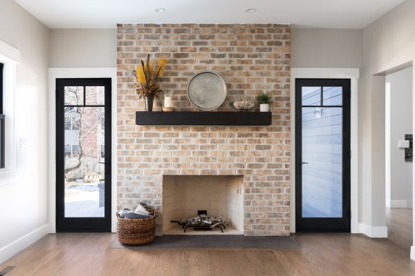 Brick Fireplace Refacing - Brick Fireplace Refacing Troy, Michigan