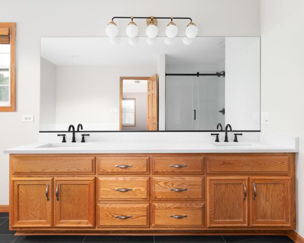 Bathroom Light Fixture Install